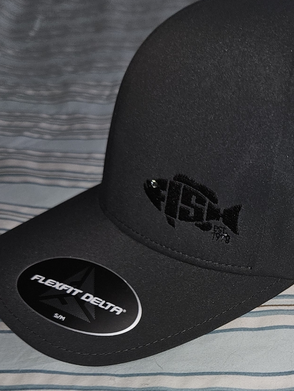 Black Fish Logo Flexfit Cap
